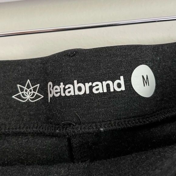 Betabrand Boot‎ Cut Classic Dress Pant Yoga Pant Charcoal Grey Size Medium - Picture 9 of 11